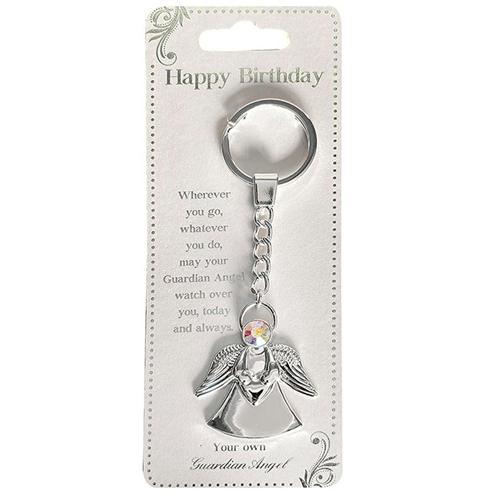 Happy Birthday | Guardian Angel Keychain | Little Gift Idea