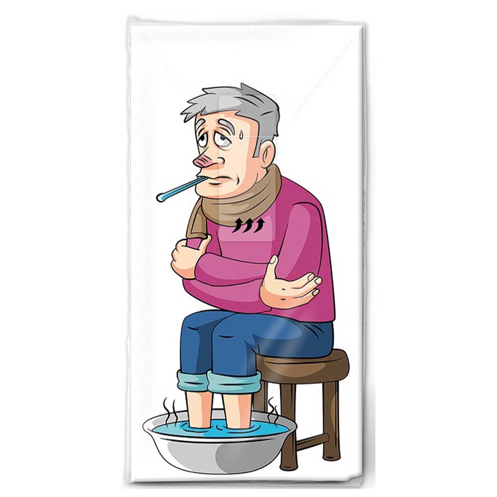 Man Flu | Pocket Size Tissue Pack | Little Gift | Cracker Filler