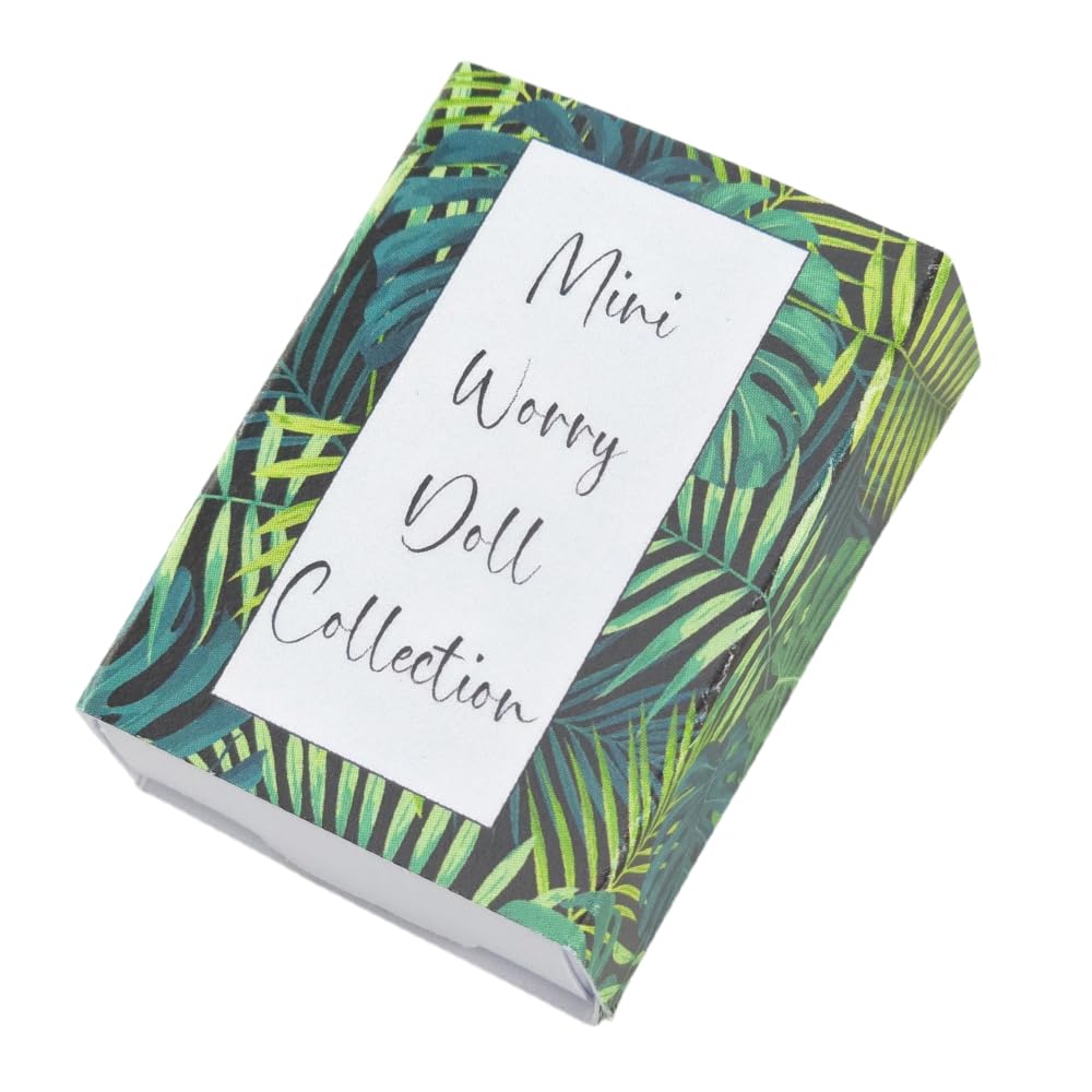 6 Mini Worry Dolls | Little Box of Calm | Little Gift | Cracker Filler