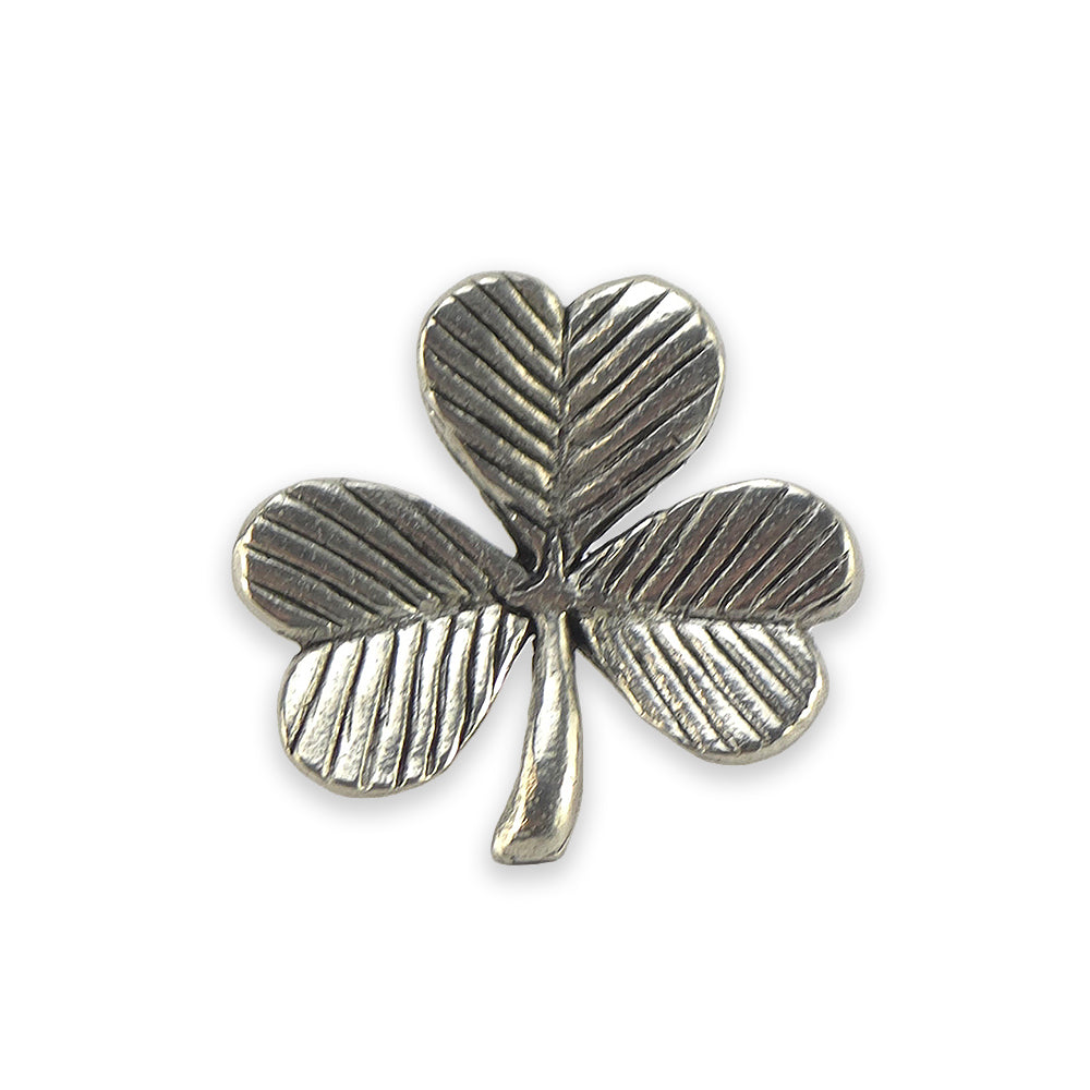 Irish Shamrock | English Pewter Pin Badge | Little Gift | Cracker Filler