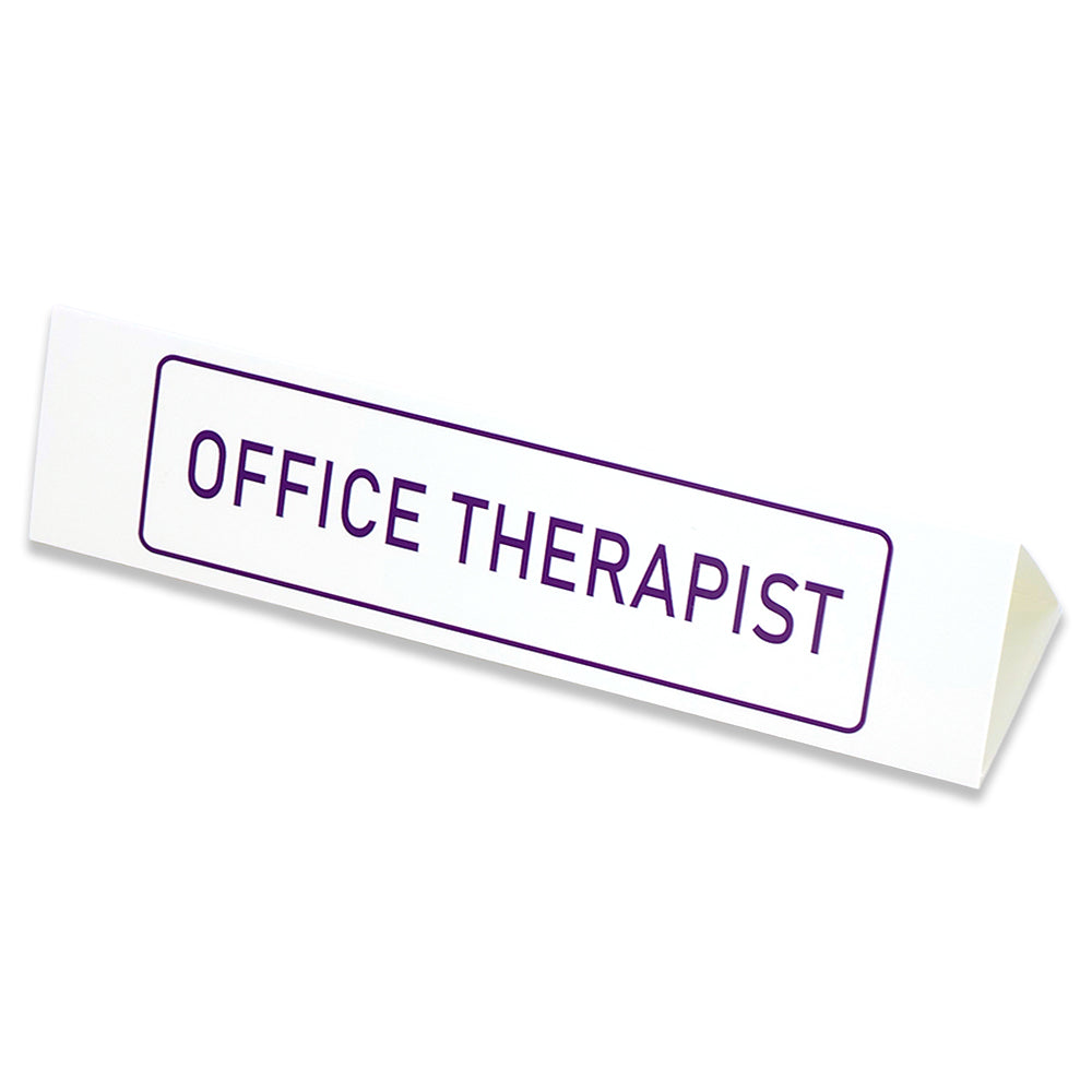 Office Therapist | Large Desk Sign | Office Banter | Mini Gift