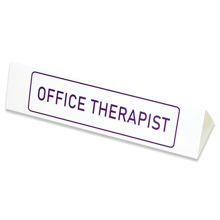 Office Therapist | Large Desk Sign | Office Banter | Mini Gift