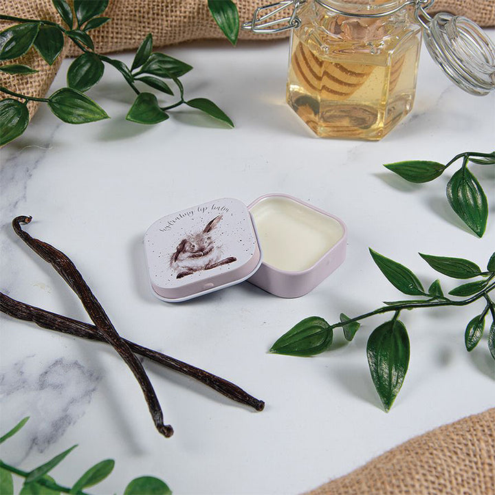 Fluffy Bunny | Wrendale Honey & Vanilla Lip Balm Tin | Cracker Filler | Little Gift