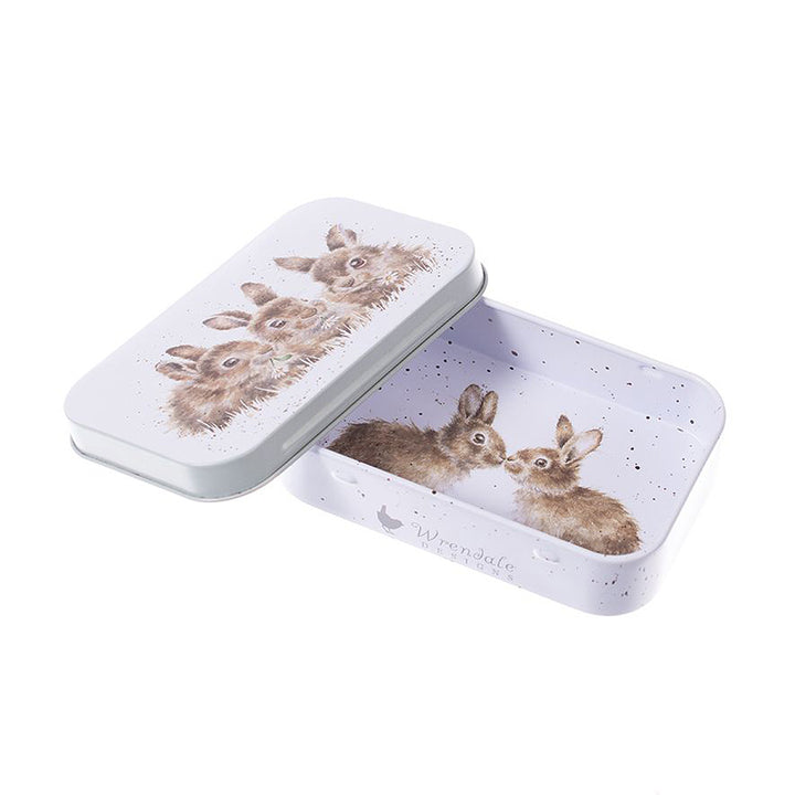 Bunny Trio | 9cm Wrendale Lidded Tin | Cracker Filler | Little Gift