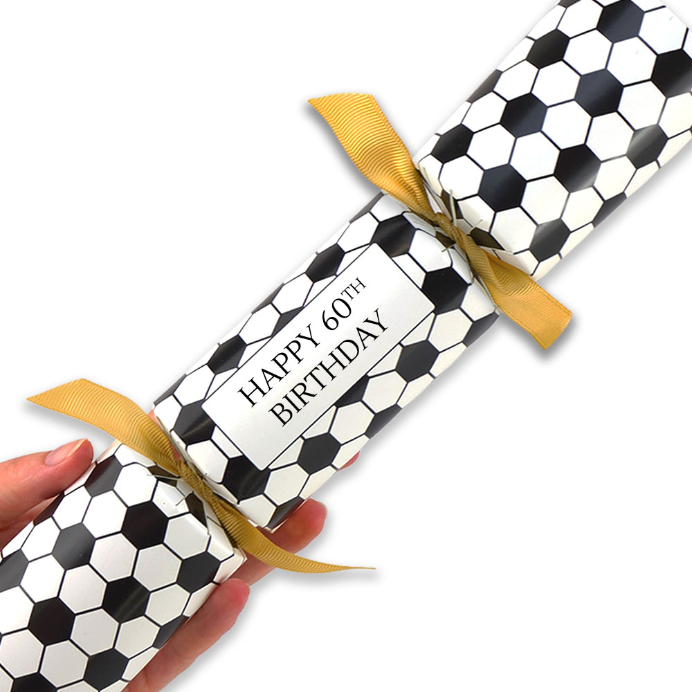 Milestone Birthday Football Fan | Cracker Making Craft Kit | Make Your Own
