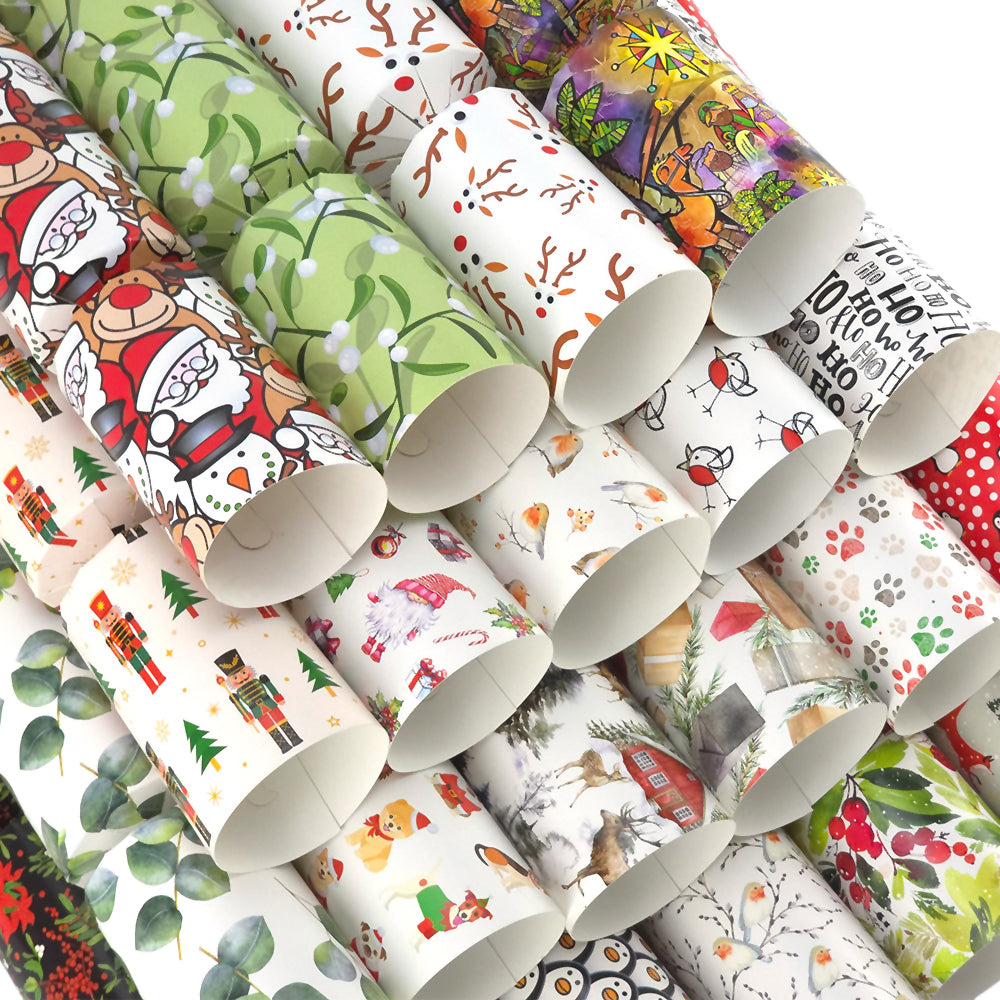 Christmas Cracker Making Craft Kits | Makes 6 Crackers | Big Choice of Designs