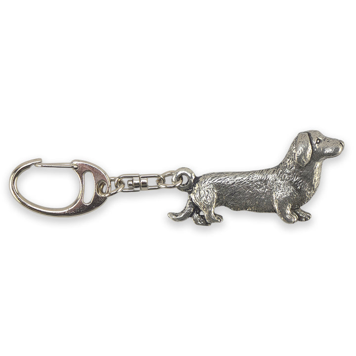 Dachshund | Chunky English Pewter 3D Keyring | Little Gift | Cracker Filler