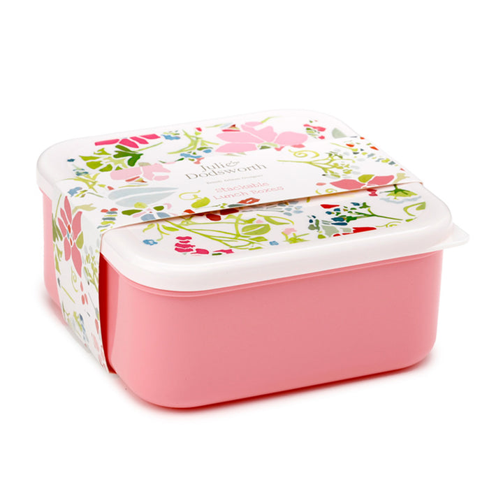 Pretty Pink Florals Lunch Boxes | Set of 3 | Julie Dodsworth | Ladies Gift Idea