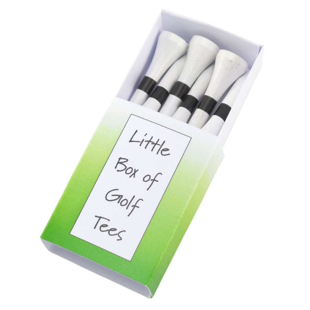 Time for Tee | 3.25" Golf Tees | Little Box of Golf | Little Gift | Cracker Filler