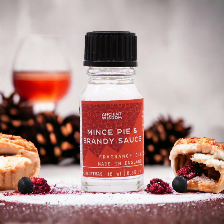 Mince Pie & Brandy Sauce | Fragrance Oil  | 10ml | Little Gift | Cracker Filler