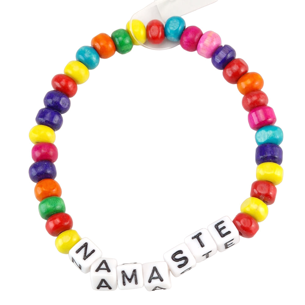 NAMASTE | Mindfulness Bead Bracelet | Mini Gift | Cracker Filler