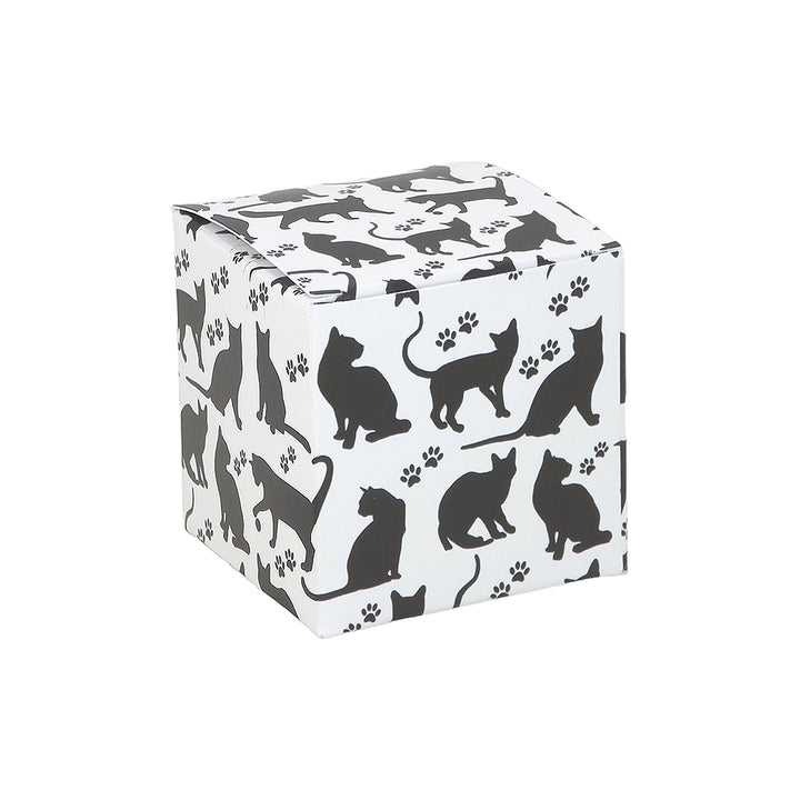Cat Silhouettes | Little Gift Box | 5cm Cube | 6 Boxes