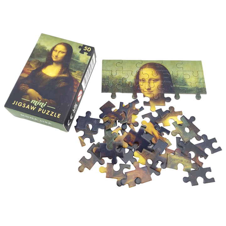 Masterpiece Art Work Jigsaw Puzzle | 50 Tiny Pieces | Cracker Filler | Mini Gift