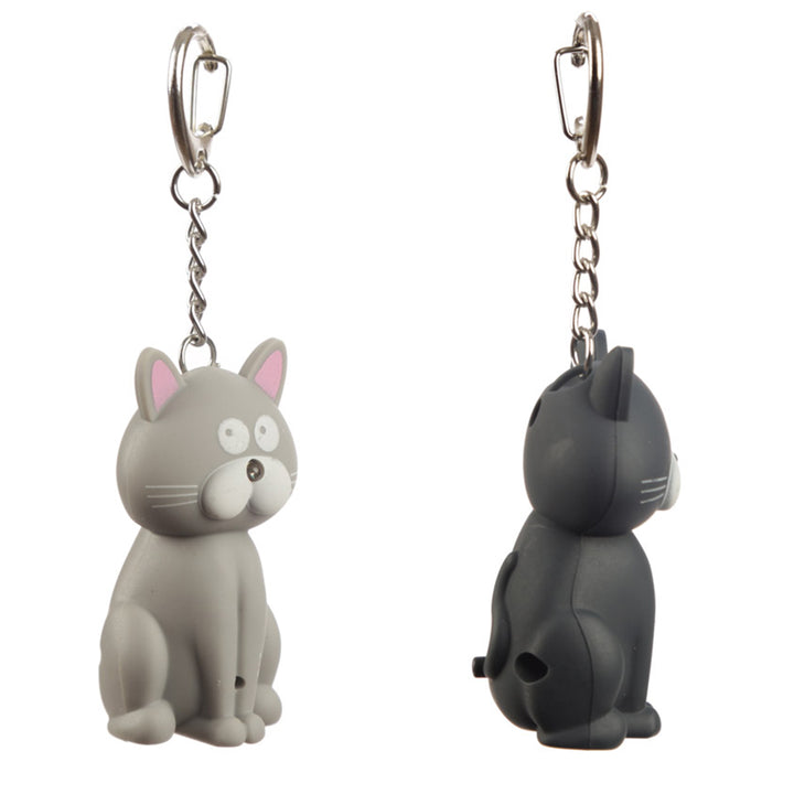 Cat Keyring | LED Torch & Meowing Sound | Single | Little Gift | Cracker Filler