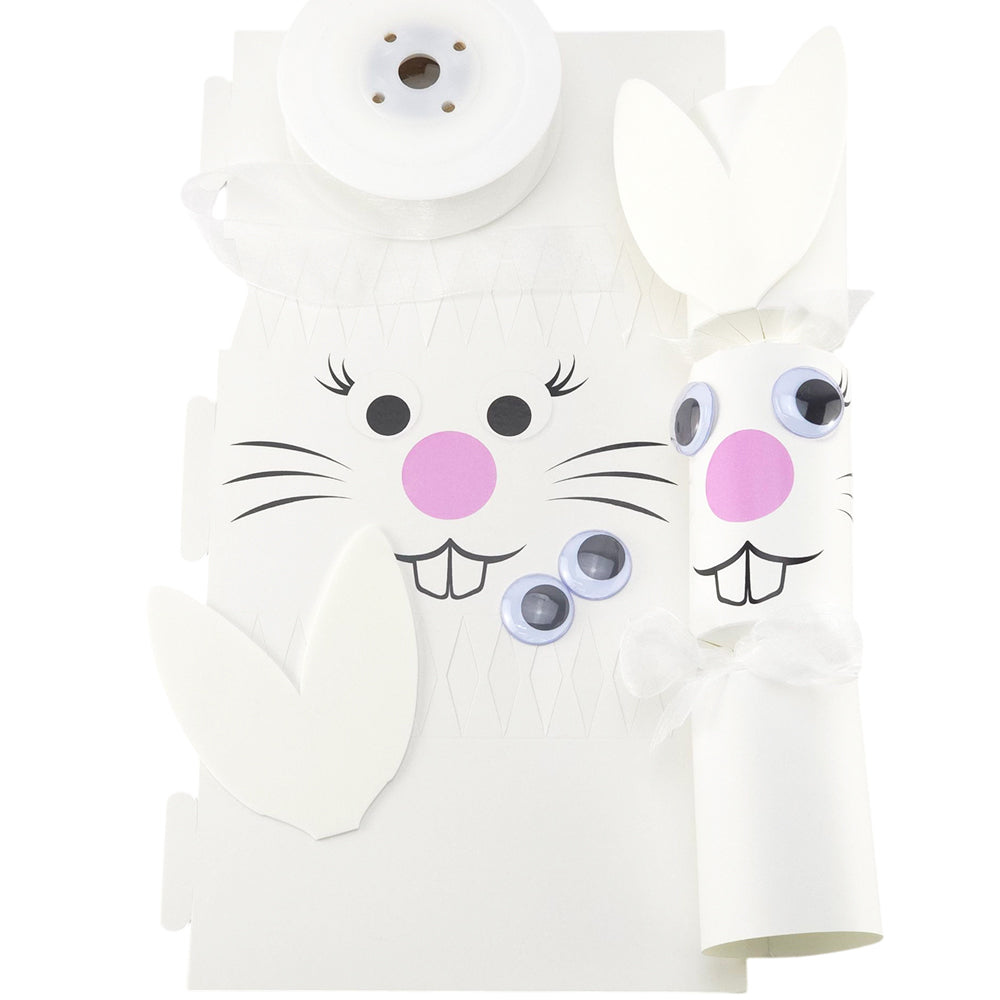 Stand Up Easter Bunny Cracker Making Craft Kit - Makes 6 | Make &amp; Fill Your Own