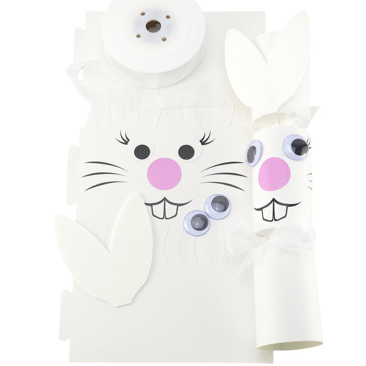 Stand Up Easter Bunny Cracker Making Craft Kit - Makes 6 | Make &amp; Fill Your Own