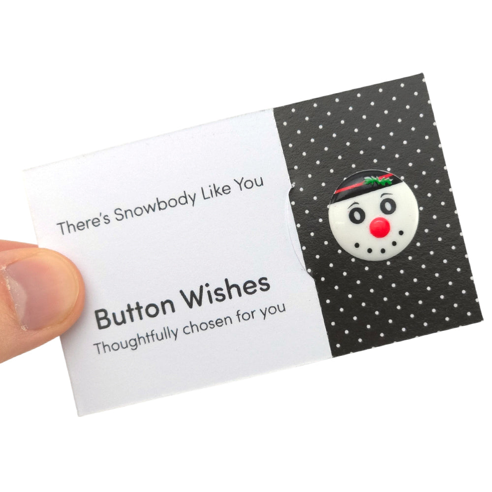 There's Snowbody Like You | Button Wishes Sew On Token | Mini Cracker Filler