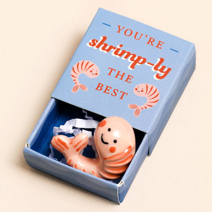 You're Shrimp-ly The Best| Mini Matchbox & Token | Little Gift | Cracker Filler