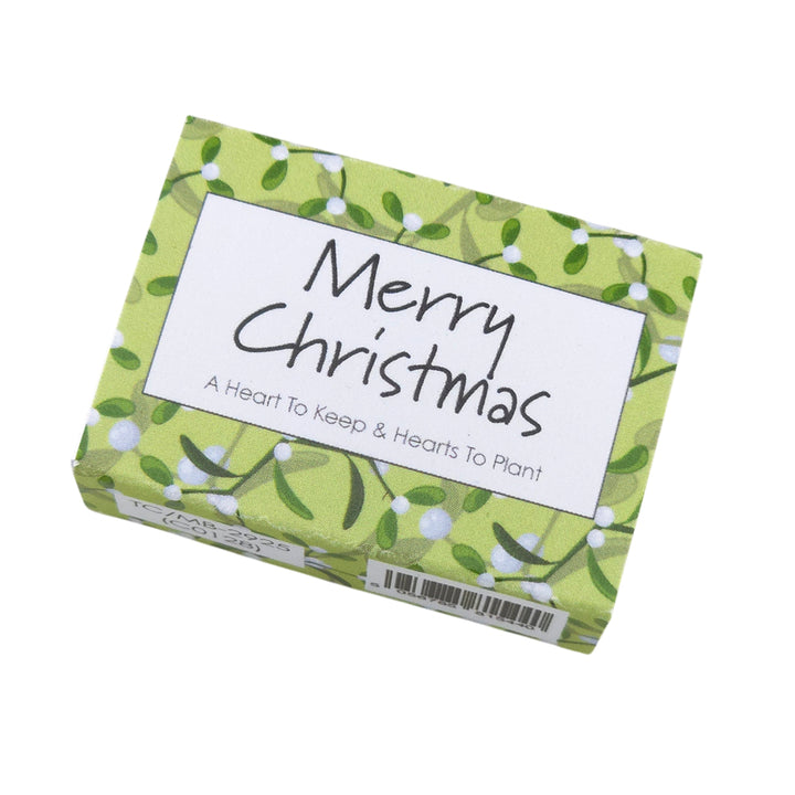 Simply Mistletoe | Christmas Hearts to Keep & Plant | Cracker Filler | Little Gift