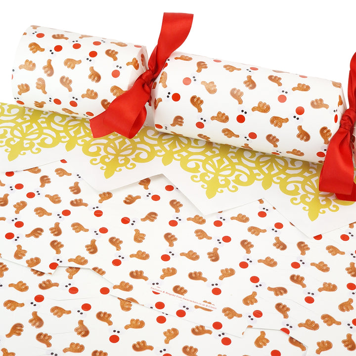 Cheeky Rudolph | Christmas Cracker Making Craft Kit | Make &amp; Fill Your Own
