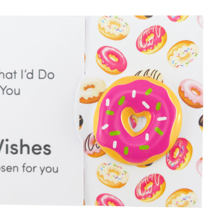 I Doughnut What I'd Do Without You | Button Wishes Sew On Token | Little Gift