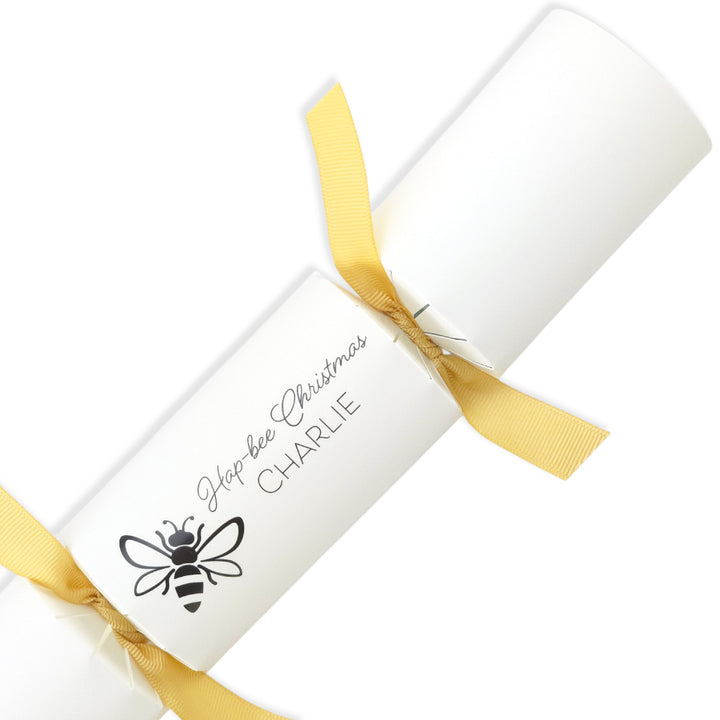 Personalised Hap-bee Christmas Crackers Kit | Add Your Own Names | Minimum 4