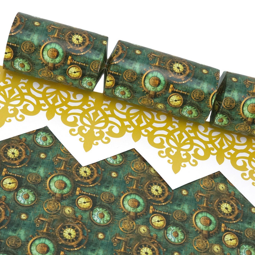 Green Steampunk Grunge | Cracker Making Craft Kit | Make &amp; Fill Your Own