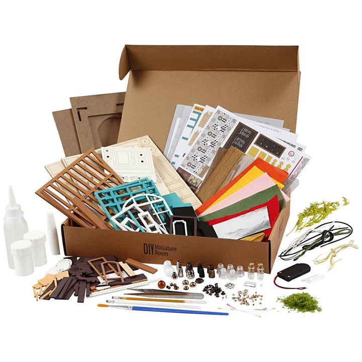 Coffee Shop | Luxury Miniature DIY Kit | Craft Kit 14+ &amp; Adults