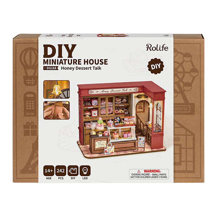 Pretty Cake Shop  | Luxury Miniature DIY Kit | Craft Kit 14+ &amp; Adults
