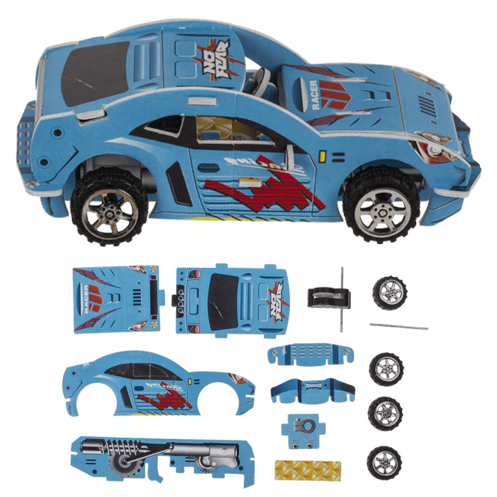 Make Your Own Pullback Race Car | Kids Activity | Single | Little Gift