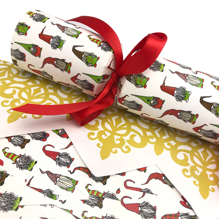 Bright Nordic Gonks | Christmas Cracker Making Craft Kit | Make &amp; Fill Your Own