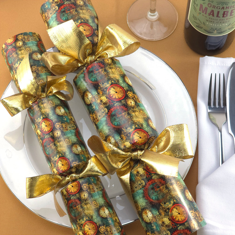 Gold Steampunk Grunge | Cracker Making Craft Kit | Make &amp; Fill Your Own