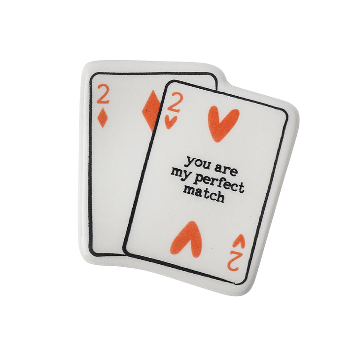 Snap! You're My Perfect Match | Ceramic Token | Little Gift | Cracker Filler