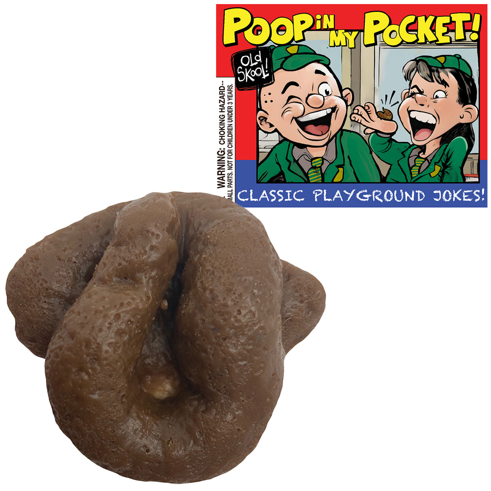 Poop in my Pocket! | Playground Joke | Mini Gift | Cracker Filler