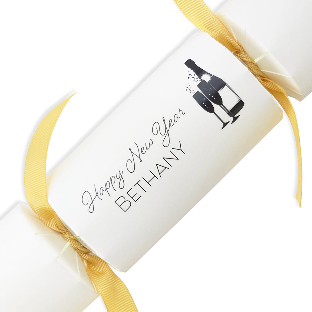 Personalised Happy New Year Crackers Craft Kit | Add Your Own Names | Minimum 4