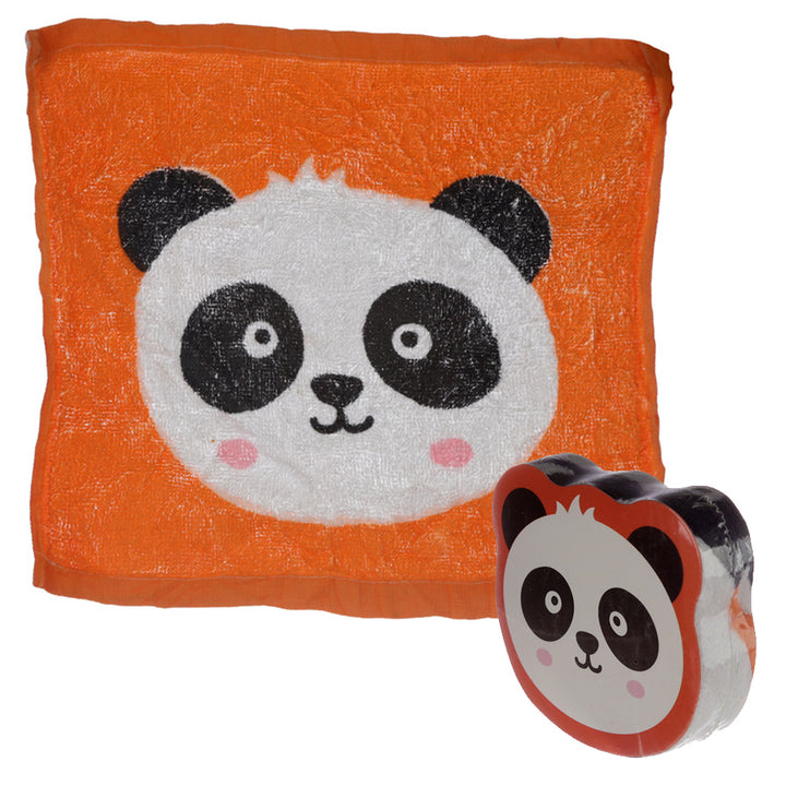 Bear or Panda | Compressed Flannel | Single | Little Gift | Cracker Filler