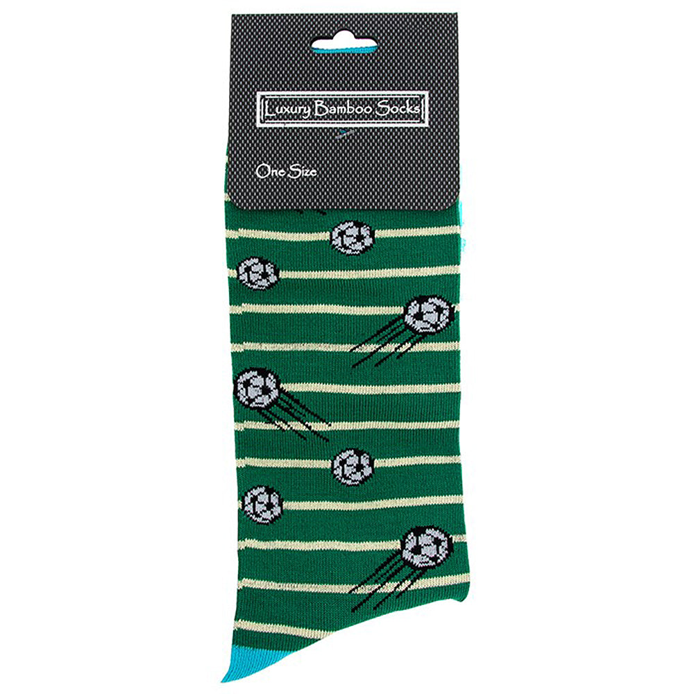 Football - He Shoots, He Scores!| Luxury Bamboo Socks | Mens | One Size