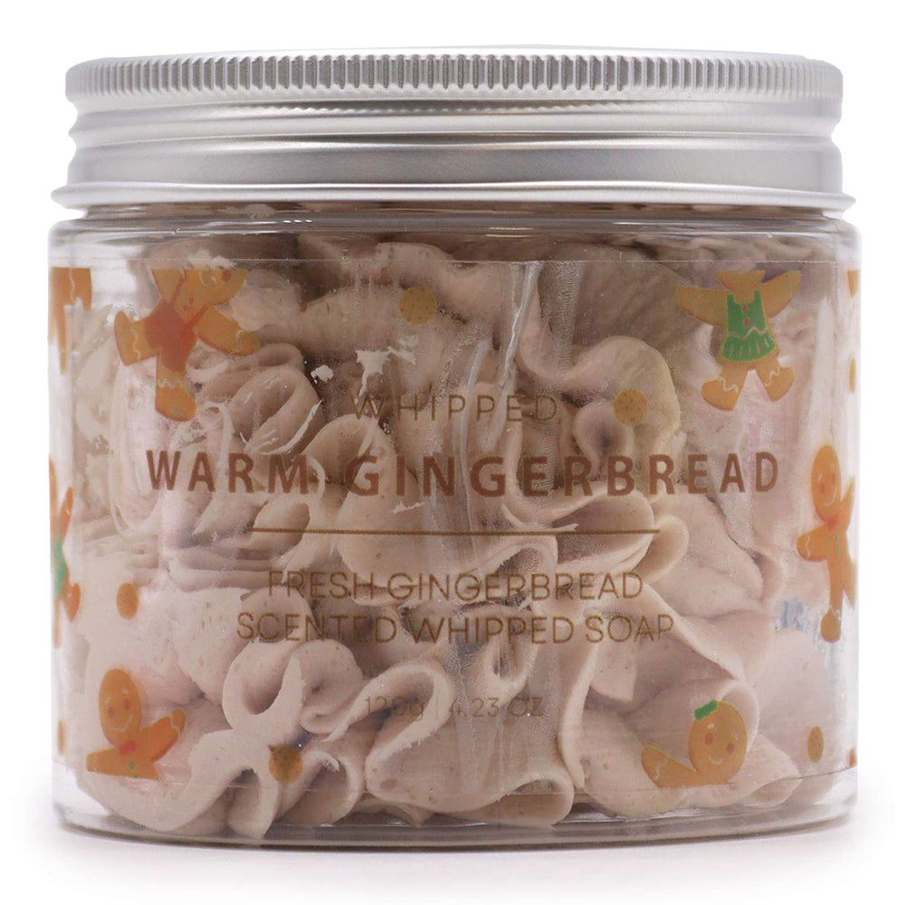 Warm Gingerbread Whipped Soap | Christmas Gift Idea |120g