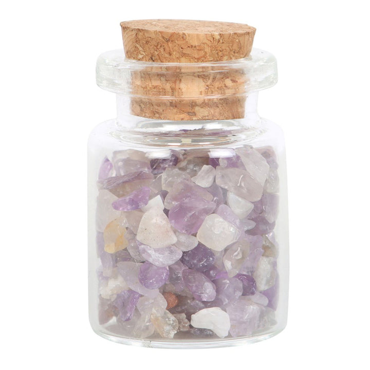 A Little Jar of  Calm | Amethyst Crystals | Matchbox Gift | Cracker Filler