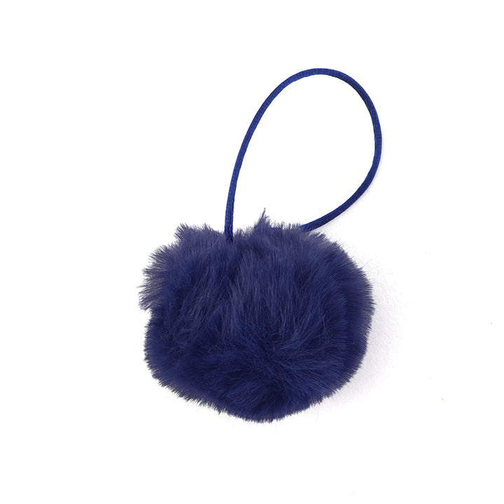 Hanging Faux Fur Pom Pom | 4cm Wide | Little Gift | Cracker Filler