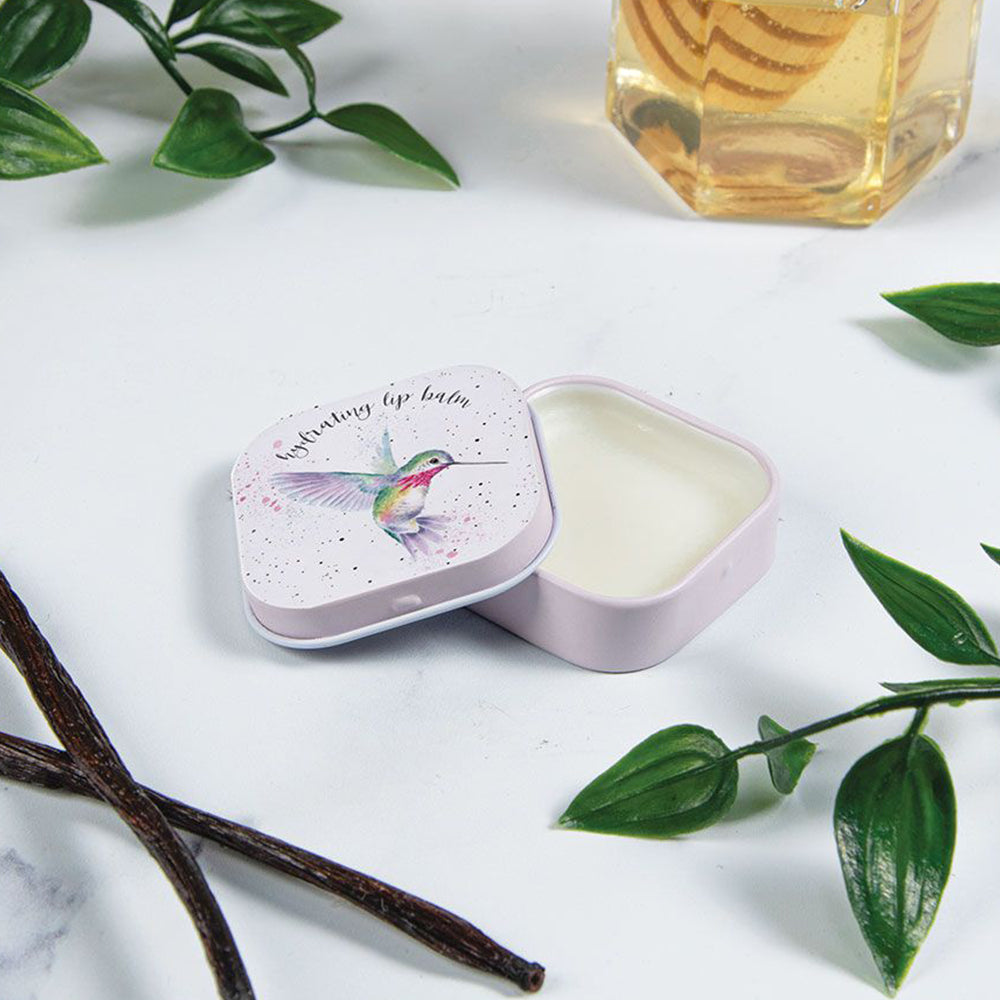 Humming Bird | Wrendale Honey & Vanilla Lip Balm Tin | Cracker Filler Gift