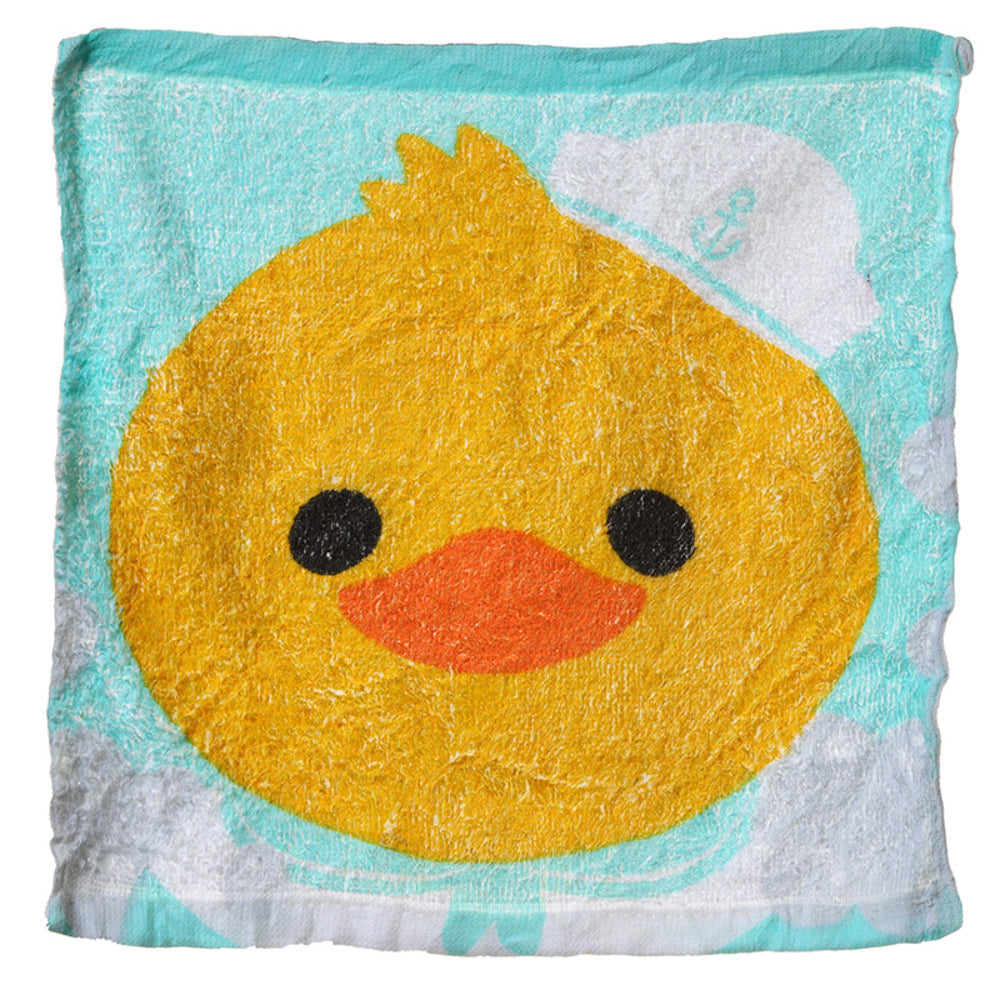 Bath Time Duck | Compressed Flannel | Mini Gift | Cracker Filler