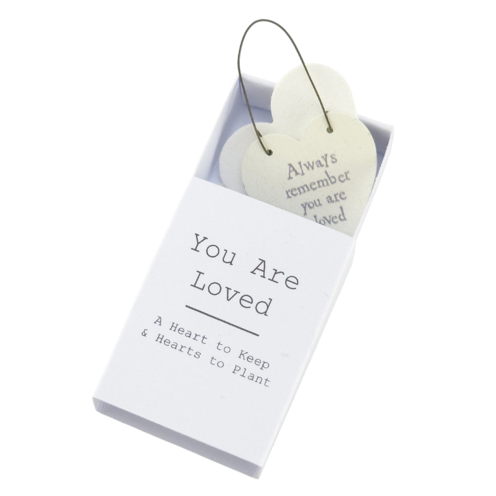 You Are Loved | Hearts to Keep and to Plant | Cracker Filler | Little Gift