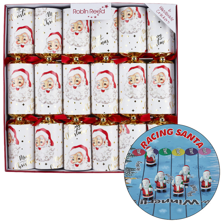 Racing Santa Game | Chunky Christmas Crackers | 6 Pack | Ready Made