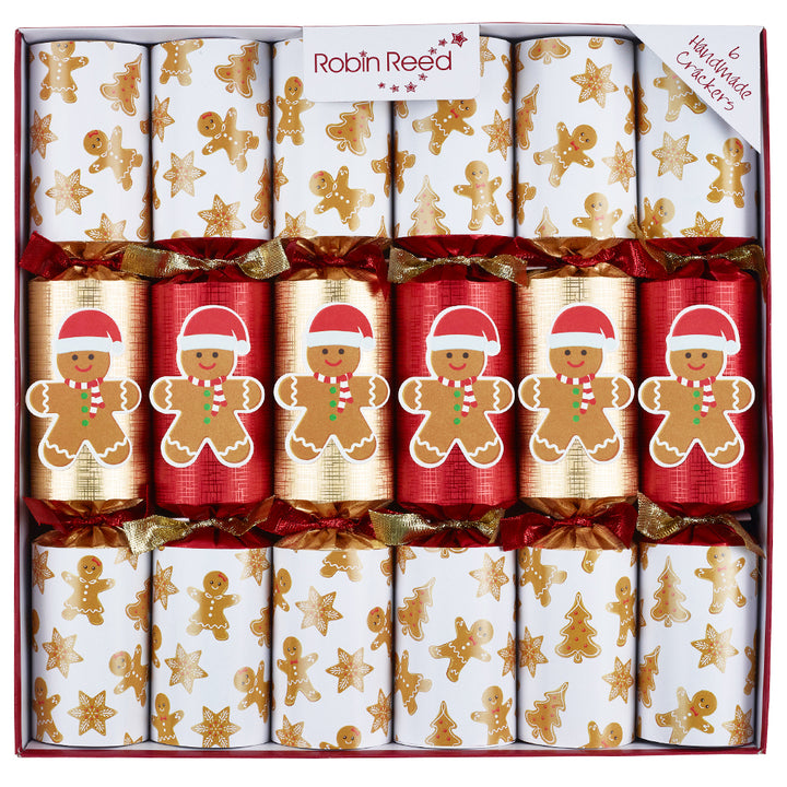 Racing Gingerbread Game | Chunky Christmas Crackers | 6 Pack | Ready Made