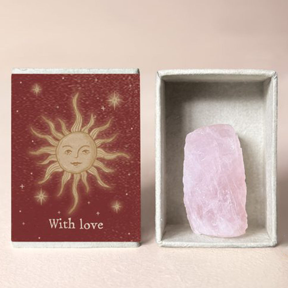 Celestial Crystal Matchbox Gift | Natural Crystal | Cracker Filler