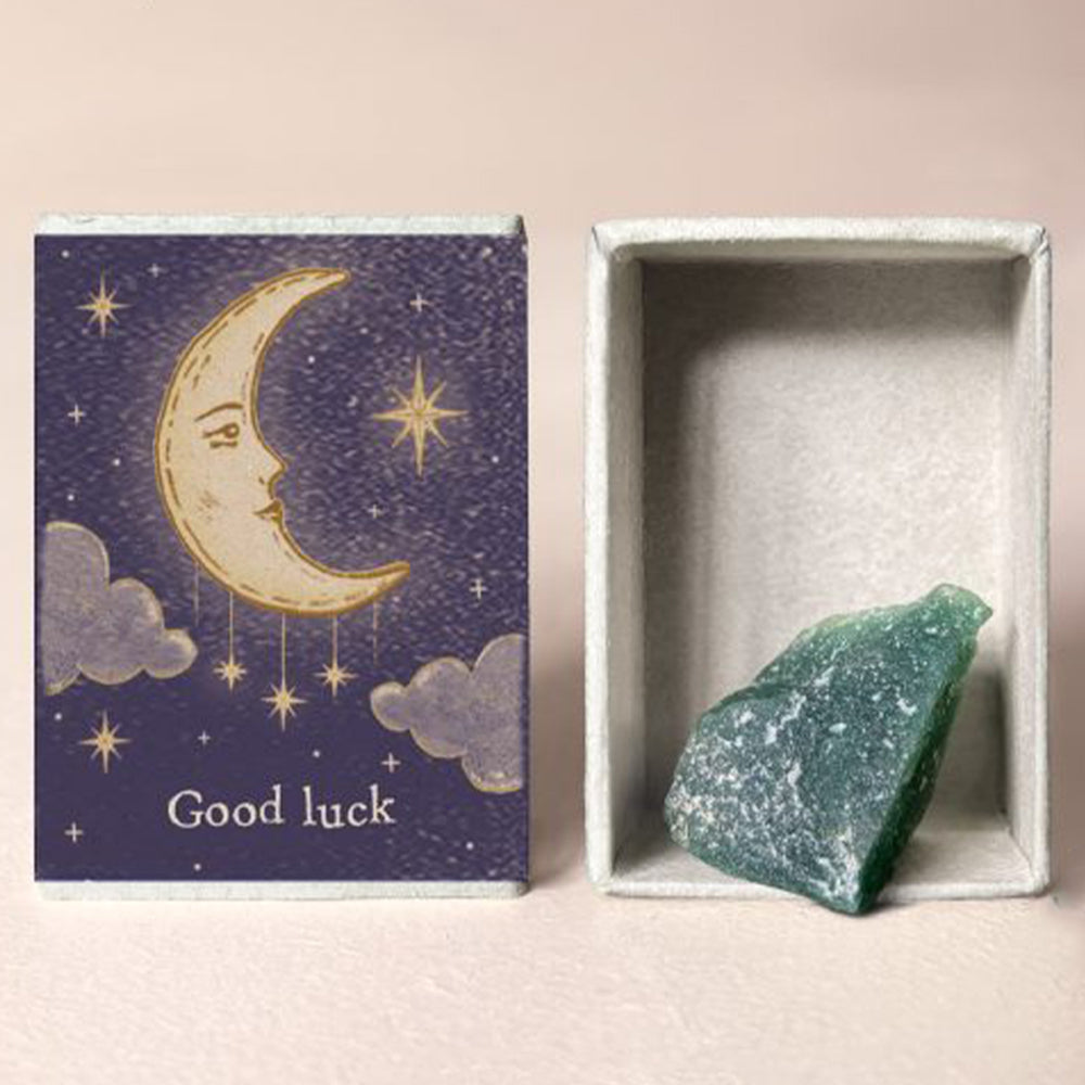 Celestial Crystal Matchbox Gift | Natural Crystal | Cracker Filler