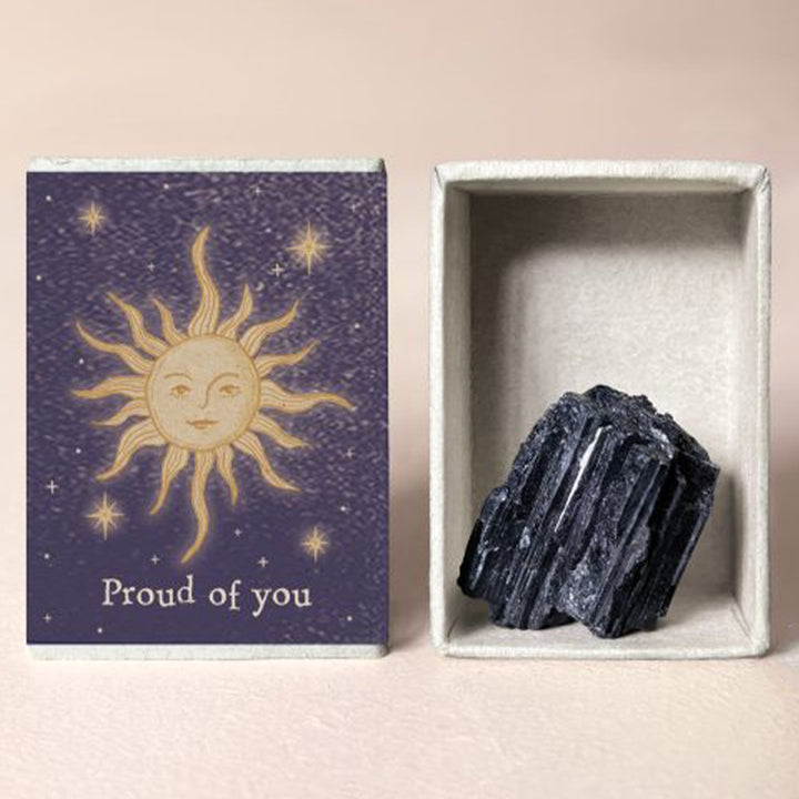 Celestial Crystal Matchbox Gift | Natural Crystal | Cracker Filler