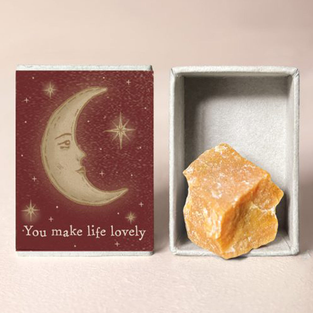 Celestial Crystal Matchbox Gift | Natural Crystal | Cracker Filler