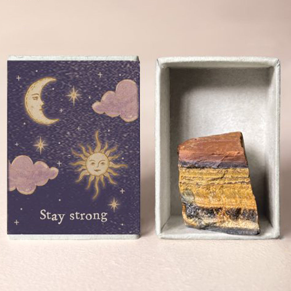 Celestial Crystal Matchbox Gift | Natural Crystal | Cracker Filler